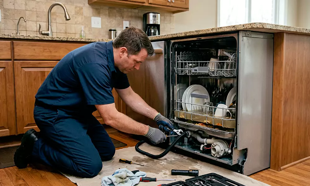 Dishwasher Not Draining Repair in Solana Beach, CA