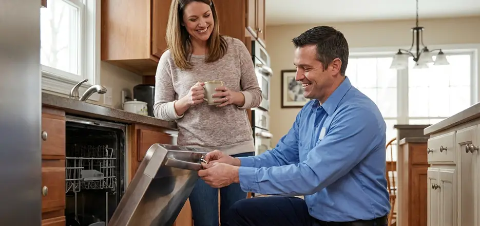 Dishwasher Latch Handle Replacement in Solana Beach
